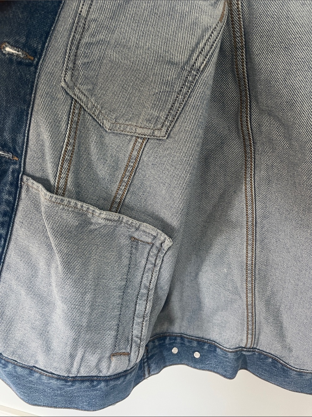 J. Crew Medium Wash Blue Denim Jacket - Picture 6 of 8
